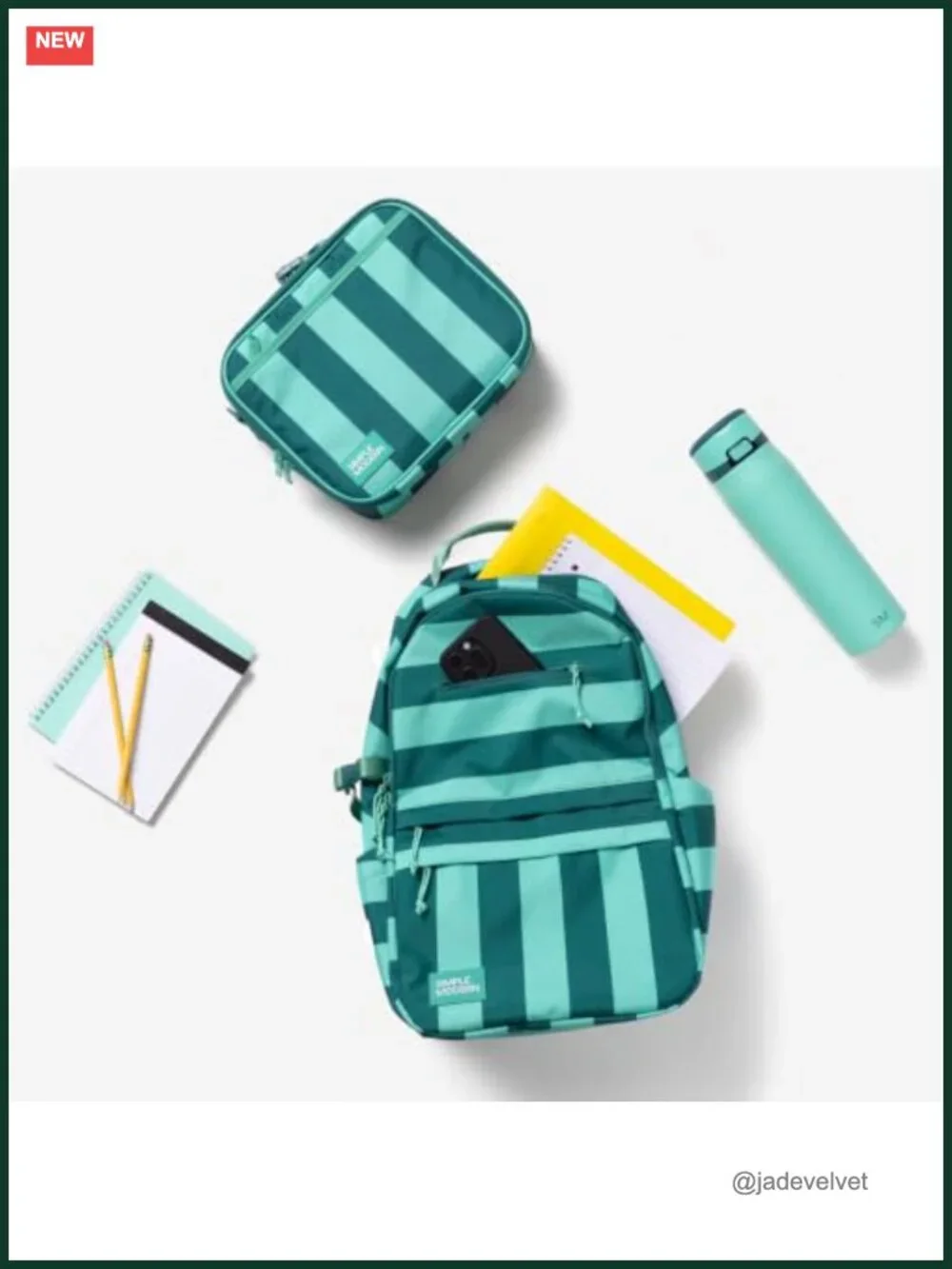Medium 20L School Backpack with Padded Laptop Sleeve, Water-Resistant Cordura